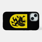 カシュビアの紋章 iPhone 15ケース (裏面横)
