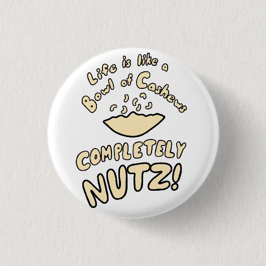 カシューズのボウル 缶バッジ (正面)