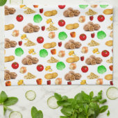 カシューナッツ、キッチンハンドタオル キッチンタオル (折り畳み)