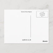 カシューフルーツ、ナイジェリア ポストカード (裏面)