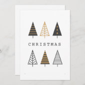 カシンプルウトホリデークリスマスカード シーズンカード (正面/裏面)