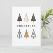 カシンプルウトホリデークリスマスカード シーズンカード (スタンド正面)