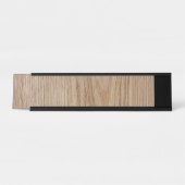 カシ木穀物の一見 デスクネームプレート (正面)