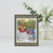 カシ王およびヒイラギ王の二重ポートレート ポストカード (スタンド正面)