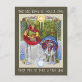 カシ王およびヒイラギ王の二重ポートレート ポストカード (正面)