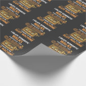 カジおもしろいノオーバー賭博スロットマシン引用文 ラッピングペーパー (角)