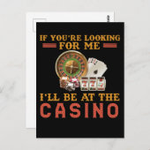 カジおもしろいノ中毒賭博 ポストカード (正面/裏面)