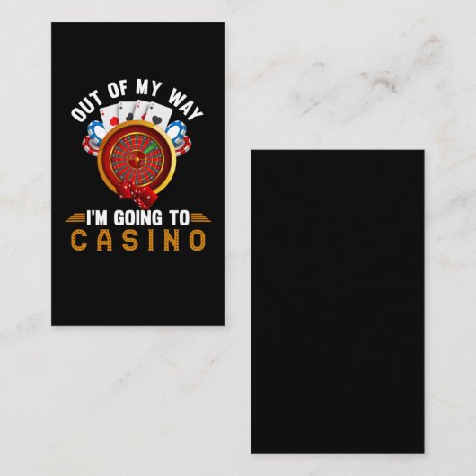 カジおもしろいノ賭博 名刺 (正面/裏面)