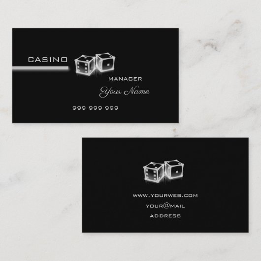 カジエレガントノ 名刺 (正面/裏面)