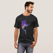 カジキの飛び跳ねる姿 Tシャツ (正面フル)