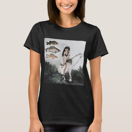 カジキ - 魚 Tシャツ (正面)