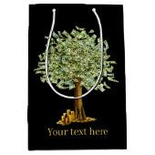 カジクールノマネーツリーパーティー ミディアムペーパーバッグ (正面)