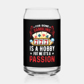 カジノおもしろいパッションワードアート賭博 ガラス缶 (裏面)