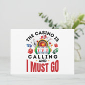 カジノからの誘惑に勝てない 私は行かなければならない 面白パーティー 招待状 (スタンド正面)