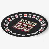 カジノがジャックポットを獲得777 ペーパープレート (アングル)
