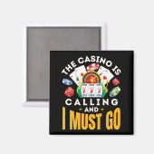 カジノが呼び出し中でギャンブラーに行かねばならない マグネット (正面/裏面)