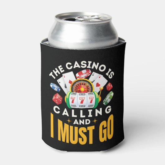 カジノが呼び出し中でギャンブラーに行かねばならない 缶クーラー (缶正面)