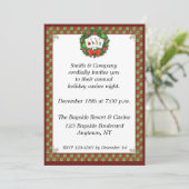 カジノのトランプのポーカーのリースの休日の招待状 招待状 (スタンド正面)