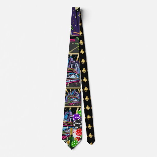 カジノのネクタイ1本のネクタイ ネクタイ (正面)