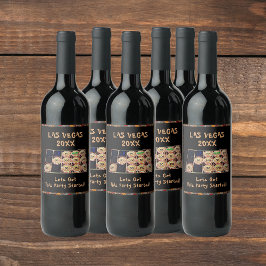 カジノのバチェロレッテパーティー | ラスベガス スロットマシン ワインラベル