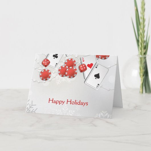 カジノのホリデー シーズンカード (正面)