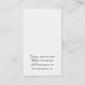 カジノのマネージャー-ディーラーの賭けトークン破片 名刺 (裏面)