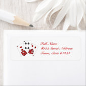 カジノの宛名ラベル ラベル (インサイチュ)