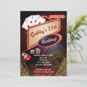 カジノの招待状, カジノパーティー 招待状 (スタンド正面)