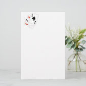 カジノの文房具4つのエース 便箋 (スタンド正面)