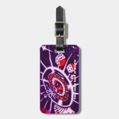 カジノの相場師の贅沢家 ラゲッジタグ (正面縦)