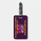 カジノの相場師の贅沢家 ラゲッジタグ (裏面縦)