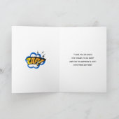 カジノの誕生日パーティー サンキューカード (内部)