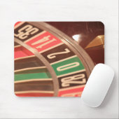 カジノの賭博のルーレット盤のヴィンテージのレトロStyl マウスパッド (マウス)