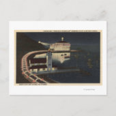 カジノの「ロマンスプロムナード」への道 ポストカード (正面)