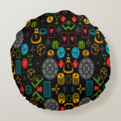 カジノアイコン ラウンドクッション (裏面)