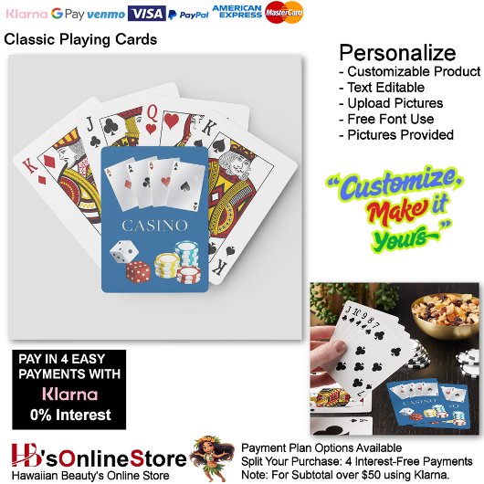 カジノエースサイコロトランプのポーカーチップトランプ4 トランプ