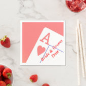 カジノエース結婚紙ナプキンス スタンダードカクテルナプキン (インサイチュ)