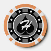 カジノカスタムトランプのポーカーチップゴルフボールマーカー ポーカーチップ (裏面)