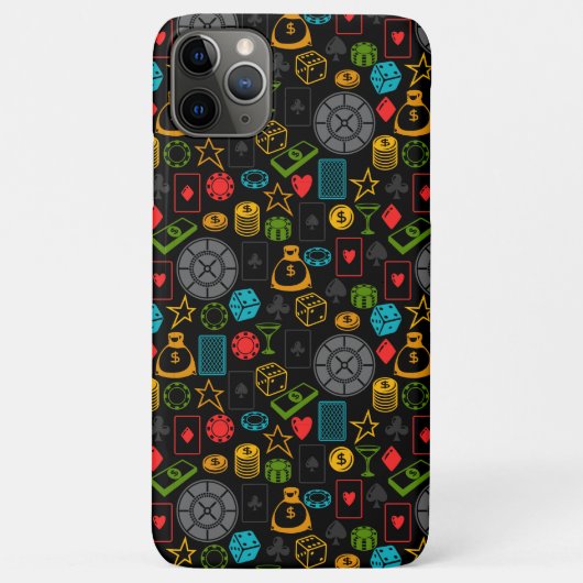 カジノカラフルアイコン Case-Mate iPhoneケース (裏面)