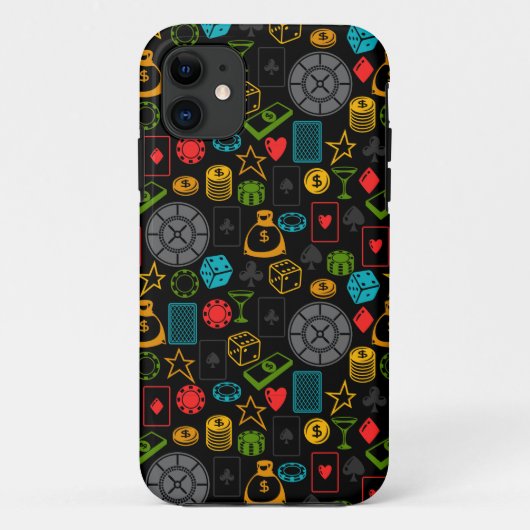 カジノカラフルアイコン Case-Mate iPhoneケース (裏面)