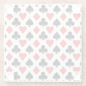 カジノカードパターン ガラスコースター (裏面)