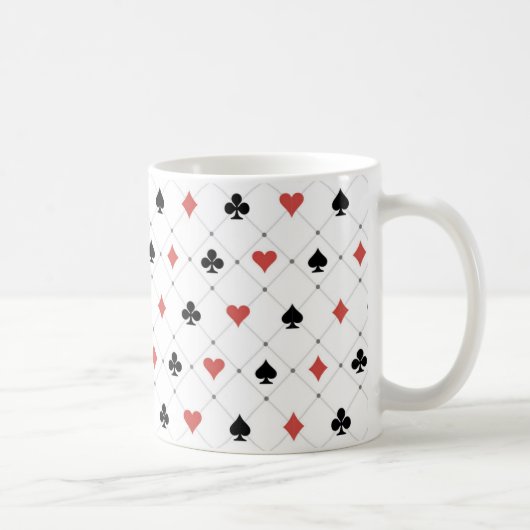 カジノカードパターン コーヒーマグカップ (右)