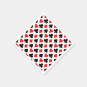 カジノカードパターン スタンダードカクテルナプキン (角)