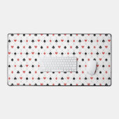 カジノカードパターン デスクマット (キーボード&マウス)