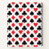 カジノカードパターン ノートブック (裏面)