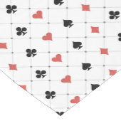 カジノカードパターン ミディアムテーブルランナー (コーナー)