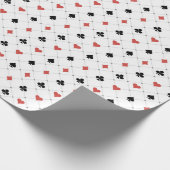 カジノカードパターン ラッピングペーパー (角)