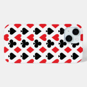 カジノカードパターン Case-Mate iPhoneケース (裏面 (横))