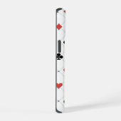 カジノカードパターン iPhone 15ケース (右側面)