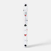 カジノカードパターン iPhone 15ケース (左側面)